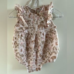 Elegant Baby - Light pink muslin bubble 6-9m